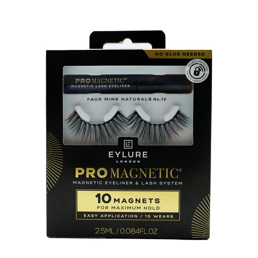 EYLURE EYELASH PRO MAGNETIC FAUX MINK NO 10