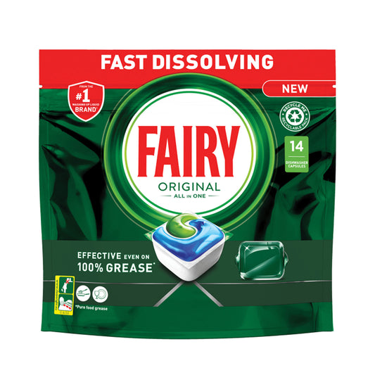 FAIRY ALL IN ONE DISHWASHER TABLETS 14PK ORIGINAL