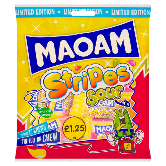 HARIBO MAOAM STRIPES SOUR    30/06/25