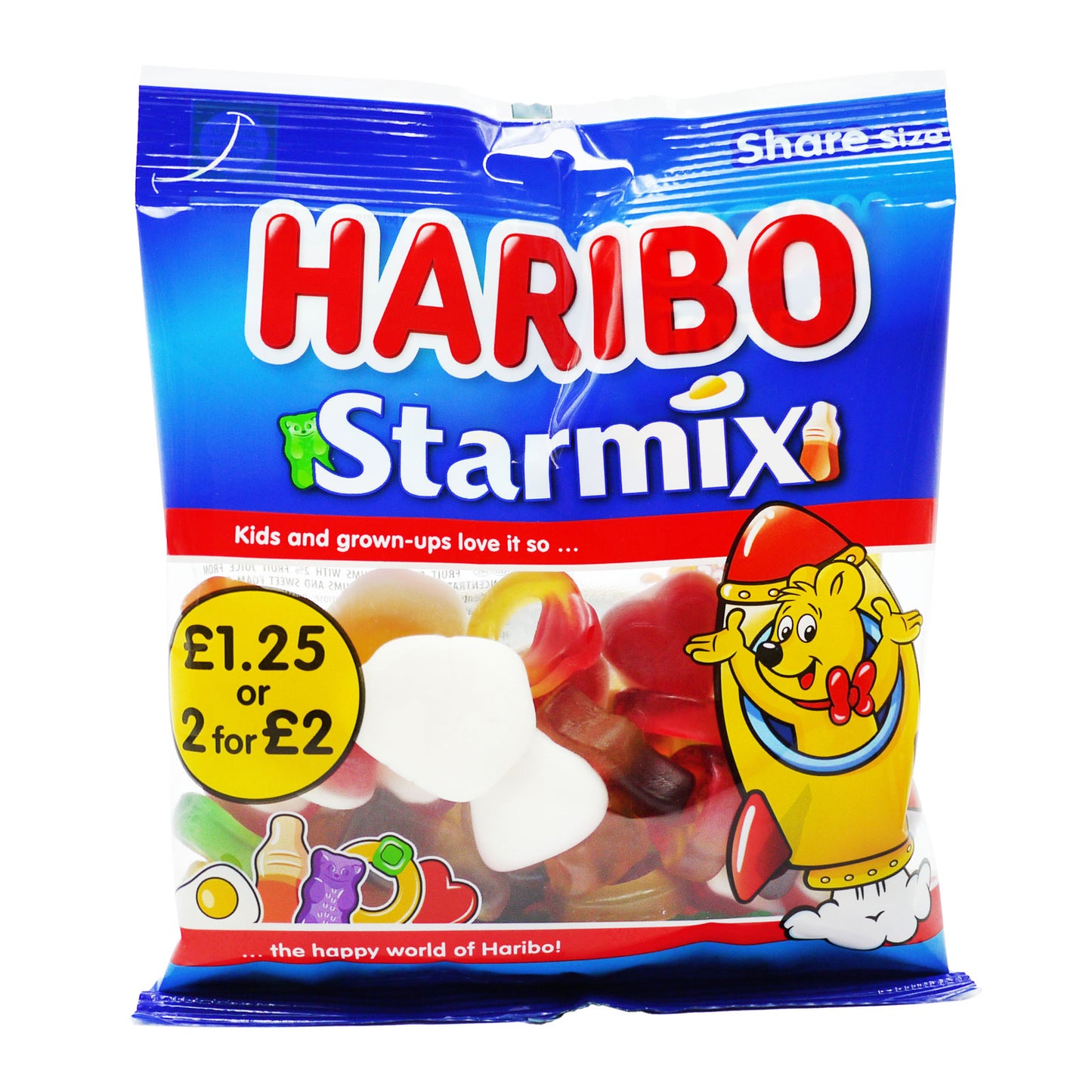 HARIBO STARMIX PM£1.25 / 2 FOR £2  31/08/25