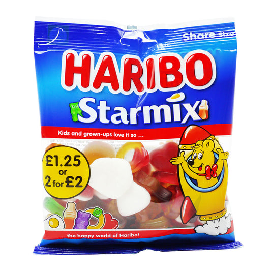 HARIBO STARMIX PM£1.25 / 2 FOR £2  31/08/25