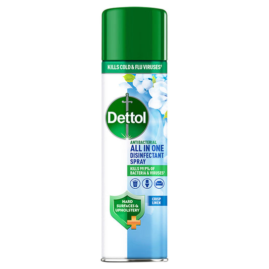DETTOL DISINFECTANT SPRAY CRISP LINEN 22/02/27