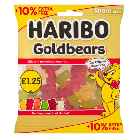 HARIBO GOLDBEARS PM £1.25 05/26