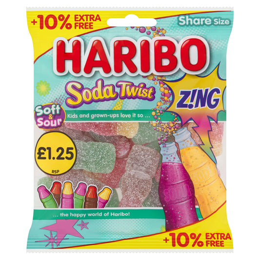 HARIBO SODA TWIST ZING PM £1.25  05/26