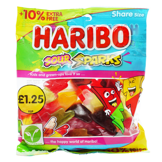 HARIBO SOUR SPARKS PM £1.25 05/26