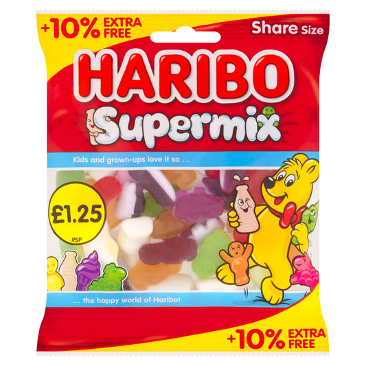 HARIBO SUPERMIX PM £1.25  06/26