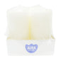 CANDLE PILLARS IVORY 4PK (R)