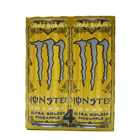 MONSTER ENERGY ULTRA GOLDEN PINEAPPLE 4PK 30/09/26