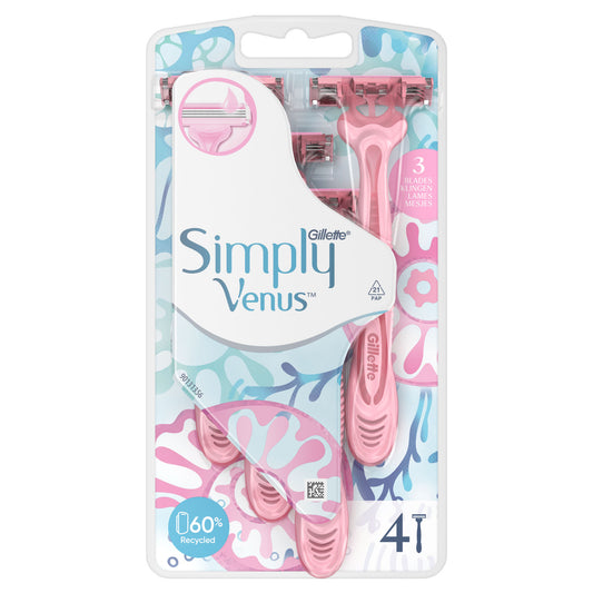 GILLETTE RAZORS DISPOSABLE VENUS 3(D)