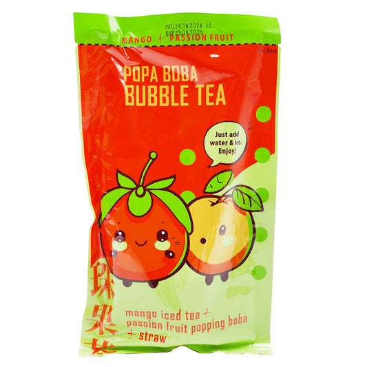 POPA BOBA BUBBLE KIT MANGO ICED TEA (V)  23/04/25