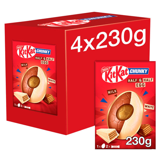 KIT KAT EGG CHUNKY WHITE + MILK GIANT  30/06/25
