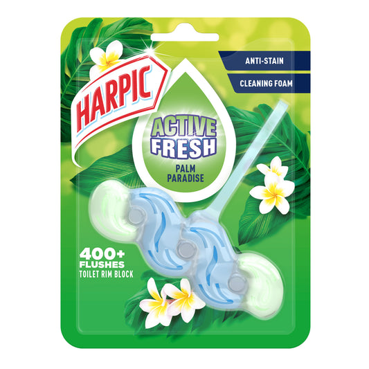 HARPIC RIM BLOCK ACTIVE FRESH PALM PARADISE (C)