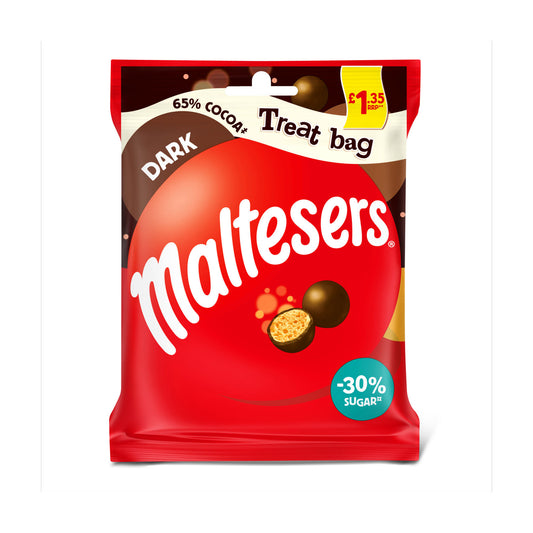 MALTESERS DARK TREAT BAG PM135 (C)  24/08/25