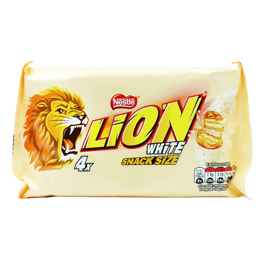 NESTLE LION WHITE BAR 4PACK  01/26