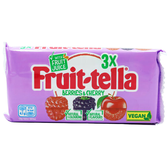 FRUITTELLA BERRIES & CHERRY 3 PACK  31/01/27