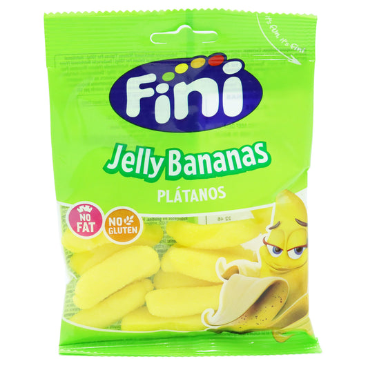 FINI FIZZY BANANA FLAVOURED JELLY PIECES (H) 09/26