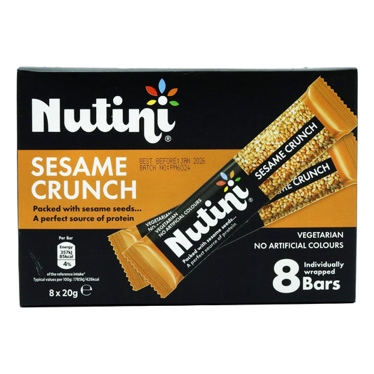 NUTINI SESAME CRUNCH BARS 8PK(R)  31/01/26