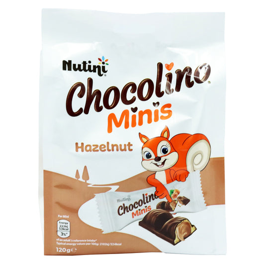 NUTINI CHOCOLINO MINIS HAZELNUT BAG(R) 21/10/25