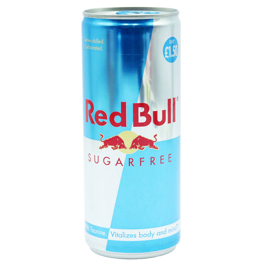 RED BULL ENERGY SUGAR FREE CAN PM £1.50 15/10/25