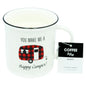 CANDLE MUG HAPPY CAMPER(C)