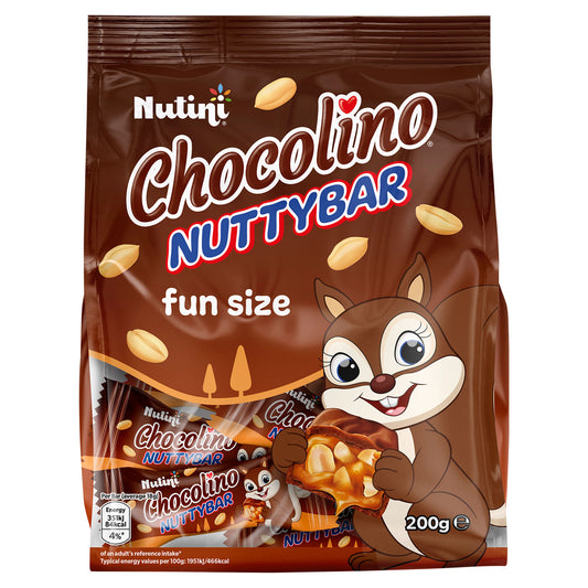 NUTINI CHOCO NUTTYBAR FUNBAG 20PK(VE) 17/12/25