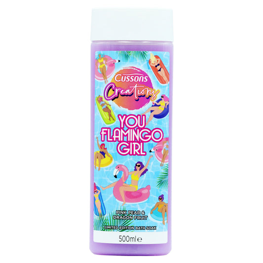 CUSSONS CREATIONS BATH FLAMINGO GIRL