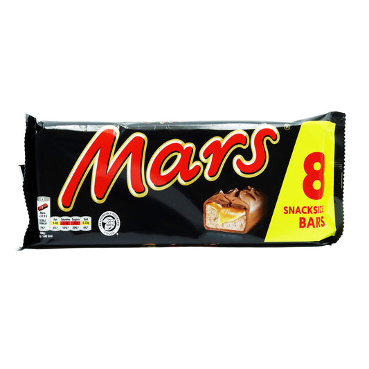 MARS BAR SNACKSIZE 8PK  18/01/26