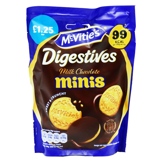 MCVITIES MINI CHOC DIGS POUCH 6PACK PM125 11/25
