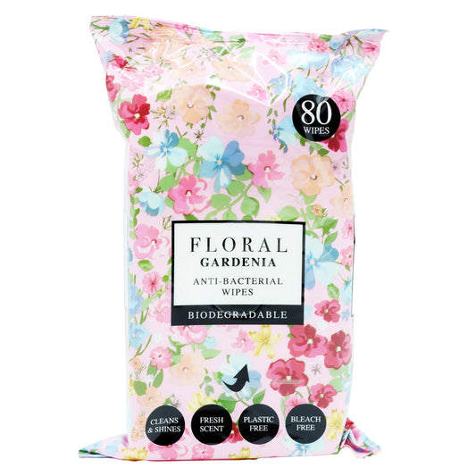 FLORAL ANTIBAC SURFACE WIPES GARDENIA(D)
