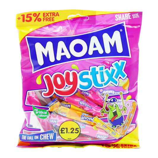 MAOAM JOYSTIXX PM £1.25 15%FREE  31/05/26