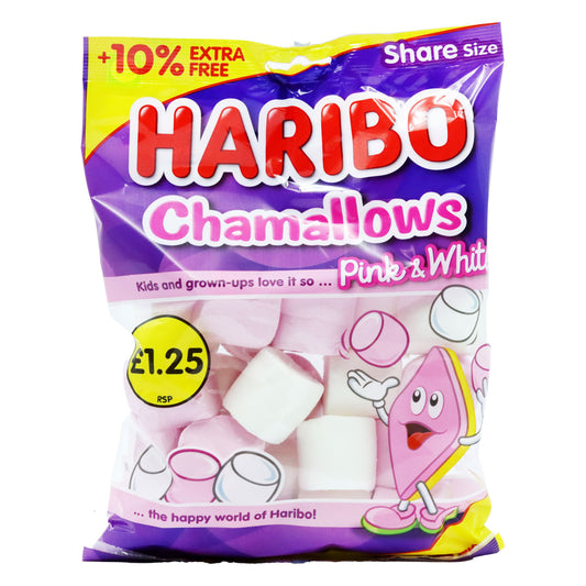 HARIBO CHAMALLOWS PM £1.25 10% FREE 07/26