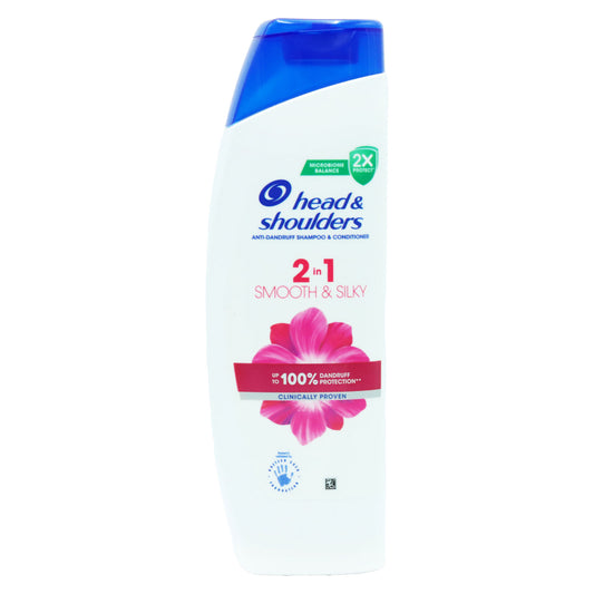 HEAD & SHOULDERS SHAMPOO 2IN1 SMOOTH & SILKY (C)