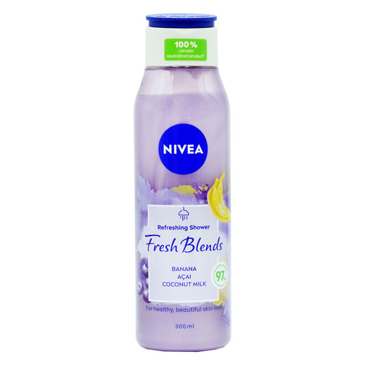 NIVEA SHOWER GEL FRESH BLENDS BANANA & ACAI (C)