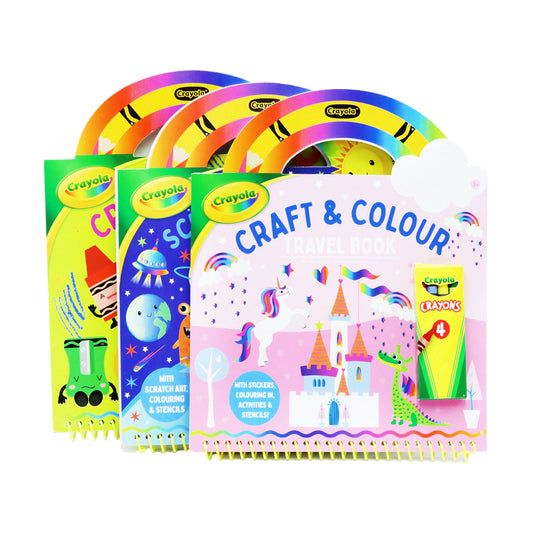 CRAYOLA CRAFT & COLOUR BOOK(C)
