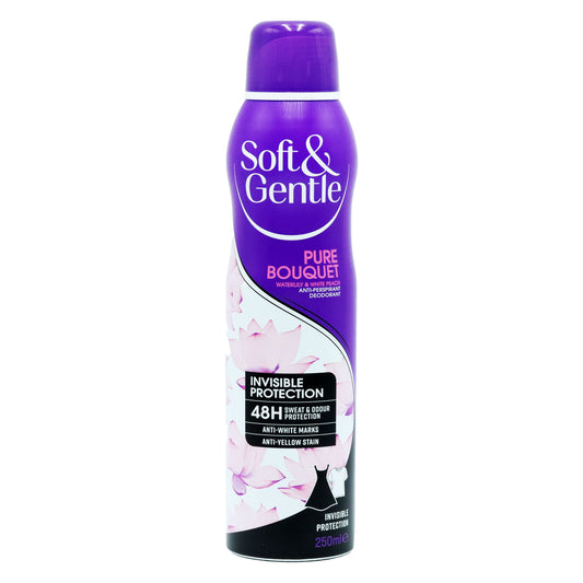 SOFT & GENTLE DEODORANT PURE BOUQUET INVISIBLE