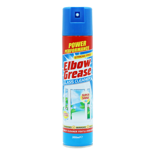 ELBOW GREASE AEROSOL GLASS CLEANER