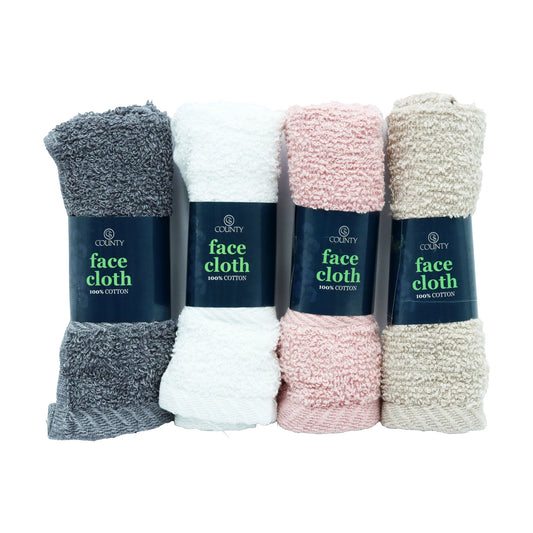 FACE CLOTHS ASST COLOURS(R)