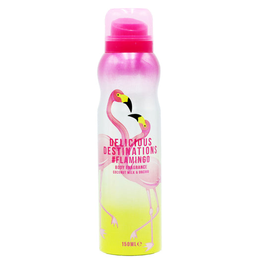 DELICIOUS DESTINATIONS BODY SPRAY FLAMINGO COCONUT