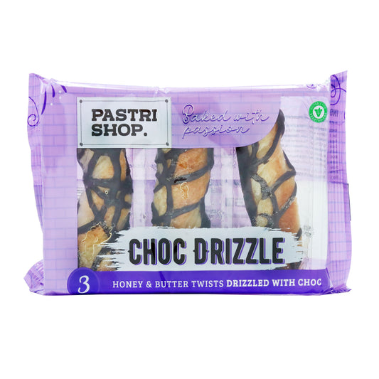 PASTRI SHOP CHOC DRIZZLE PASTRIES 3PK  22/10/25