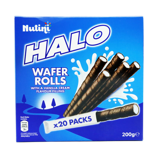 NUTINI HALO WAFER ROLL VANILLA 20PK(R) (H) 05/26