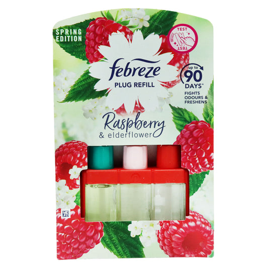 FEBREZE 3VOL PLUG REFILL RASPBERRY AND ELDERFLOWER