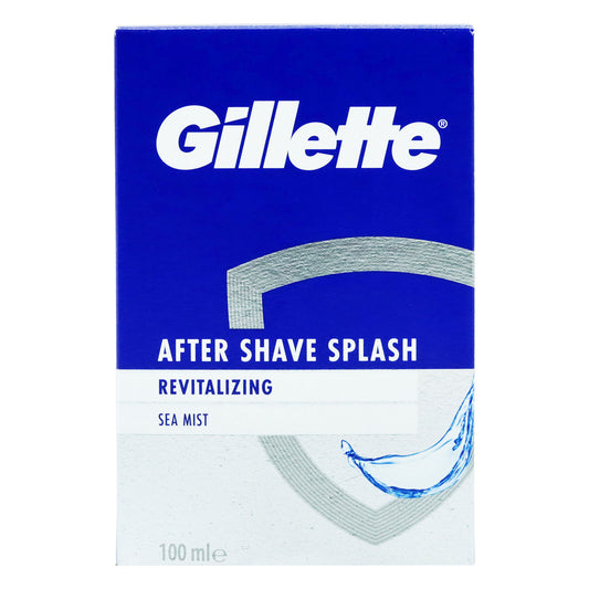 GILLETTE AFTER SHAVE BOXED REVITALIZE SEA MIST (C)