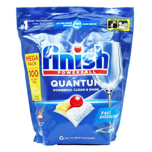 FINISH DISHWASHER TABLETS POWERBALL QUANTUM  LEMON