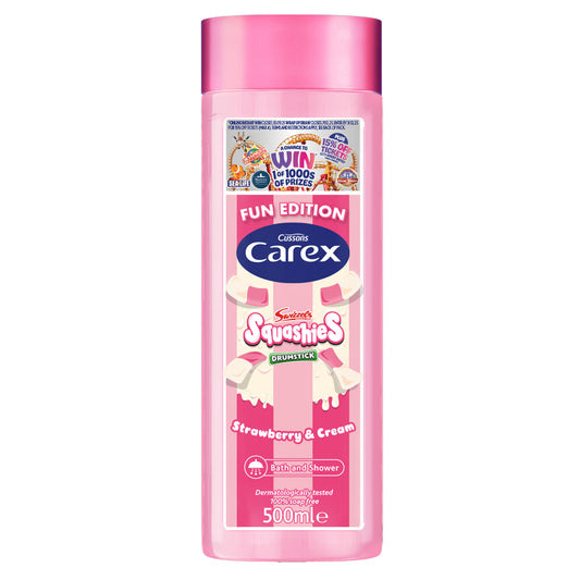 CAREX SHOWER GEL SQUASHIES STRAWBERRY & CREAM