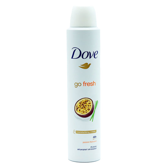 DOVE DEO SPRAY 200ML GO FRESH PASSION FRUIT