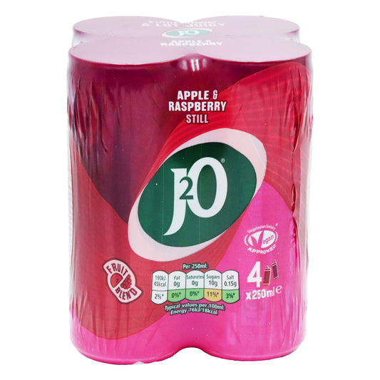 J20 APPLE & RASPBERRY CAN 6X4PK  31/05/26