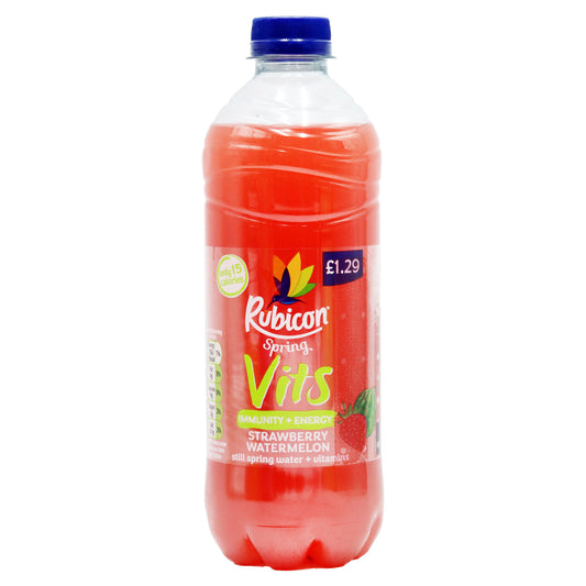 RUBICON VITS S/BERRY W/MELON STILL PM£1.29 01/26