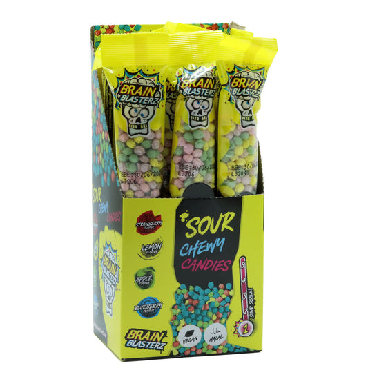 BRAIN BLASTERZ SOUR CHEWY CANDIES (C) 08/26