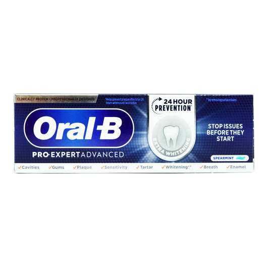 ORAL B TOOTHPASTE ADVANCED EX WHITE SPEAR 31/12/27