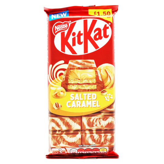 NESTLE KIT KAT SALTED CARAMEL BLOCK PMP£1.50 02/26